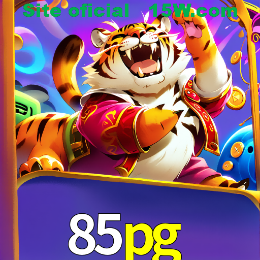 Imagem promocional da 85pg mostrando a plataforma e suas vantagens